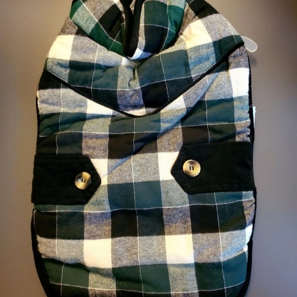 COPY - Green and Black Plaid Yoke Jacket, Large - Picture 2 of 3